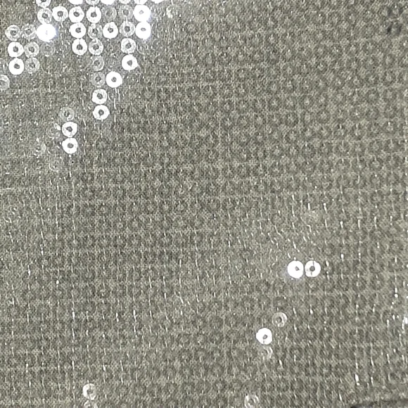 RALPH LAUREN PURPLE LABEL Silver Gray Sequin Blazer I Button Women's Sz 8 - Picture 10 of 16